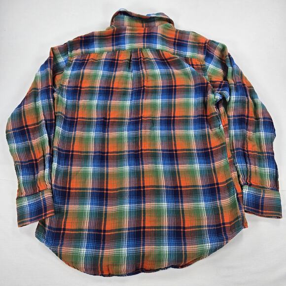 Peter Millar Mountain Side Collection Plaid Button Up Flannel Men's Size Large - Picture 6 of 6